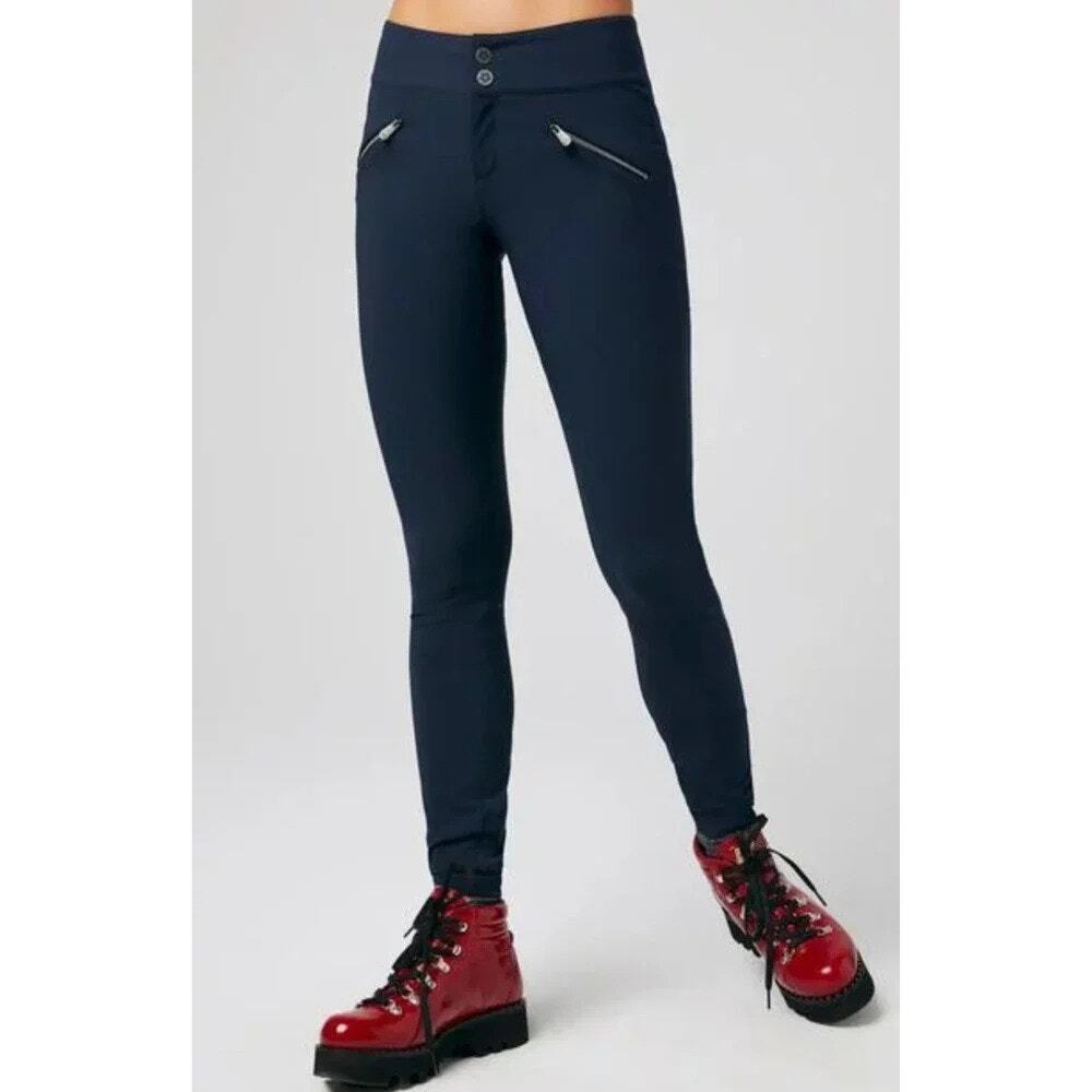 ALP N ROCK Geneva Techno Pants Navy Blue Size Small Luxury Sportswear
